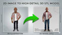 convert photos into 3d printable stl models