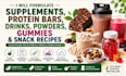 formulate supplement, protein bars drinks,  powders, gummies and snacks recipes