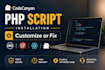 do customization of active ecommerce, 6ammart, and install any codecanyon script