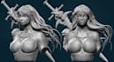 sculpt 3d miniature, creatures, tabletop, 3d printable figure stl 3mf, 3d bjd
