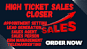 handle high ticket sales closing lead generation sales representative