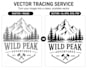 convert hand drawn sketche and image into precise vector files ai, eps, svg, PDF