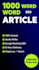 write 1000 word SEO article in 12 hours urgent delivery