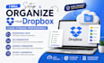 setup and organize your dropbox cloud storage professionally service