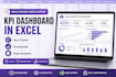 create excel KPI dashboard, healthcare dashboard, and data analysis reports