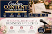 write professional speeches for weddings and special events
