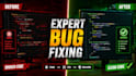 develop modern mern stack website with ai and bug fixing