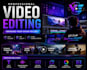create professional video edit, youtube video editing