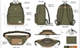 create 3d backpack models, bag designs, and technical drawings for manufacturing