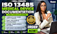 create iso 13485 medical device documentation for certification