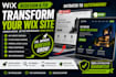 redesign wix website,design wix web, fix wix issues, improve wix website design