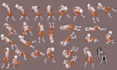 do 2d retro 8bit 16bit pixel art character 2d sprite sheet nsfw pixel animation