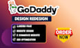 godaddy website design redesign godaddy website develop godaddy website