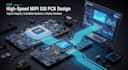 design high speed mipi dsi display interface pcb for embedded system