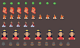create pixel art game assets for your project