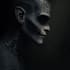 create dark art, scary character