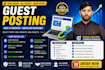 provide high quality guest post on high da websites