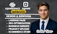 squarespace website redesign, squarespace website design, square website design