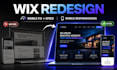 redesign wix website and fix wix mobile responsiveness and speed optimization