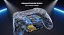 design wireless gamepad pcb, firmware, usb hid and  esp32 bluetooth