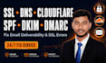 fix SSL, dns, cloudflare, spf, dkim and email deliverability