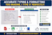 do fast and accurate eng typing in ms word from PDF or image