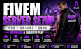 build and optimize a complete fivem server setup esx, qbcore, qbox