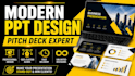 design sales pitch deck and powerpoint presentation