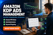 setup and manage amazon KDP ads to reduce acos and boost sales