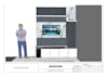 create custom interior elements, TV wall, partition, etc