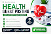 publish your health guest post on high authority health websites