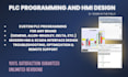 do plc programming, hmi design and automation projects