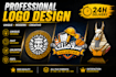 design a unique modern logo with fast delivery
