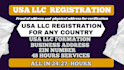 create USA llc registration llc formation with ein number full llc creation