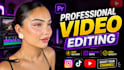 do professional video edit and youtube video editing
