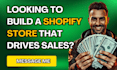 shopify website development, shopify store setup, shopify design and redesign