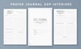 design prayer journal, workbook, planner journal design