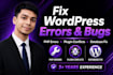 fix wordpress errors, bugs, and critical site issues fast