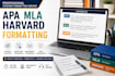 proofread, edit, and format a dissertation  or research paper