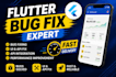 fix flutter bugs, UI issues, and API integration fast