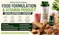 do food formulation, vitamin product development formulation drinks, snacks bars