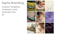 design aesthetic social media posts and write engaging copy
