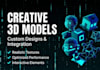 build a creative responsive website with 3d elements using three js