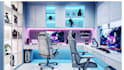 do 3d cgi isometric gaming room and streaming room design