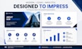 design a modern and professional presentation