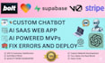 build, fix, or deploy lovable, bolt, replit, supabase, stripe integration code