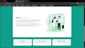 create a home page for website
