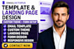 emailoctopus template design custom theme landing page form