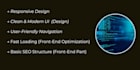 design and develop a responsive front end website