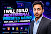 develop custom PHP website with admin panel